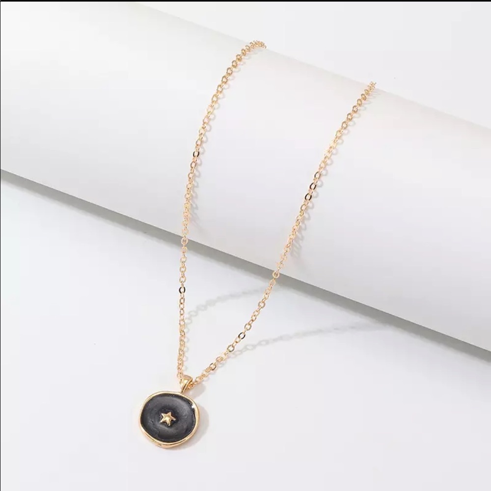 3/$30 RESTOCKED! Star Moon Lightening Round Pendant Necklace Boho Cute - Picture 8 of 10